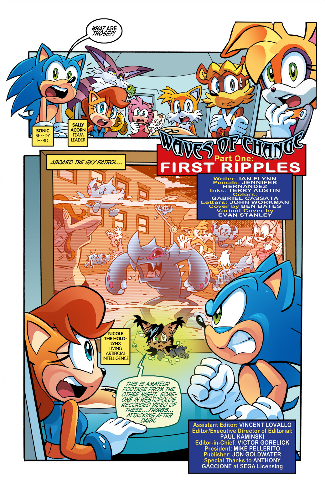SONIC THE HEDGEHOG - #260, page 1