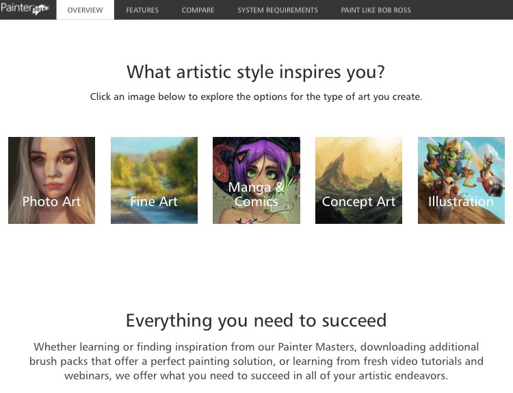 Painter website