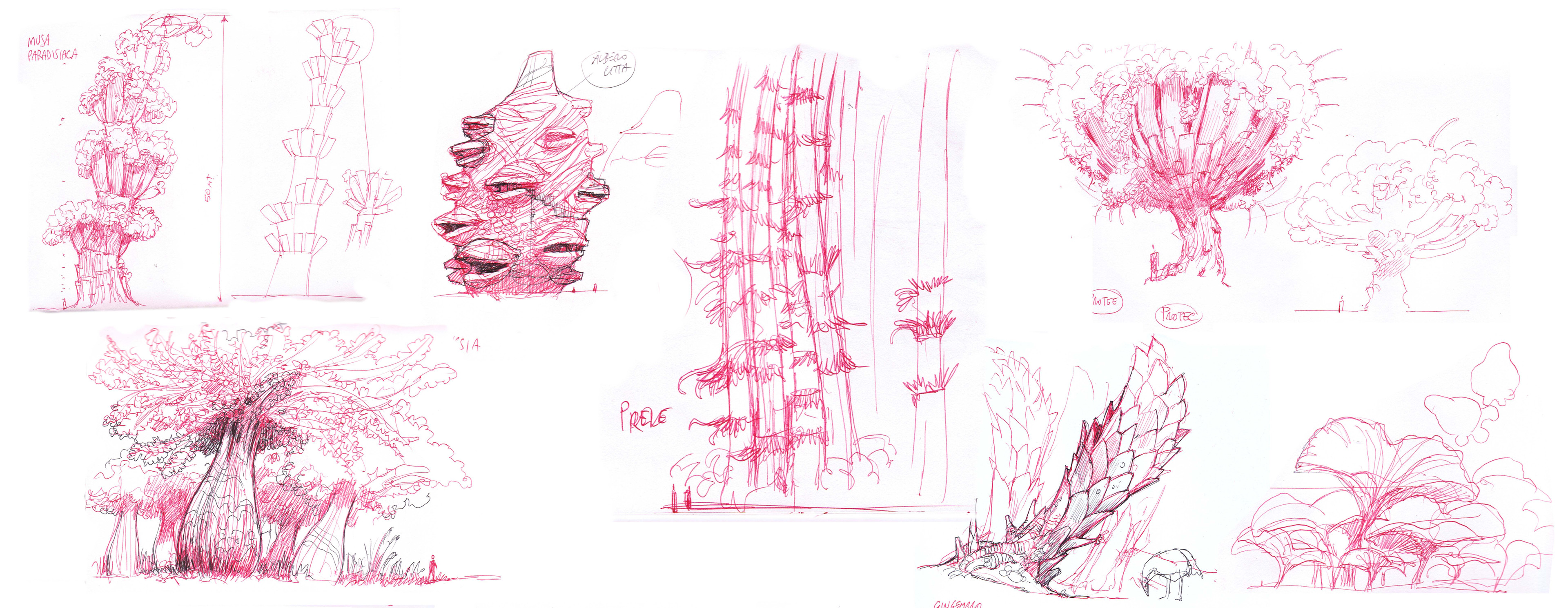 strange strange trees