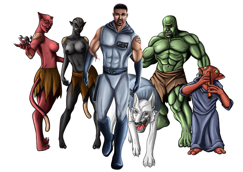 Divine Raj - Galactic Enforcer on the Exile Planet