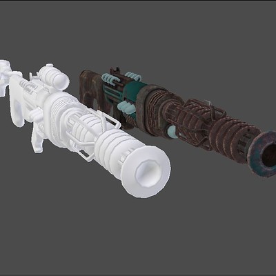 Andrew wilkins energy weapon recharger rifle remake 1