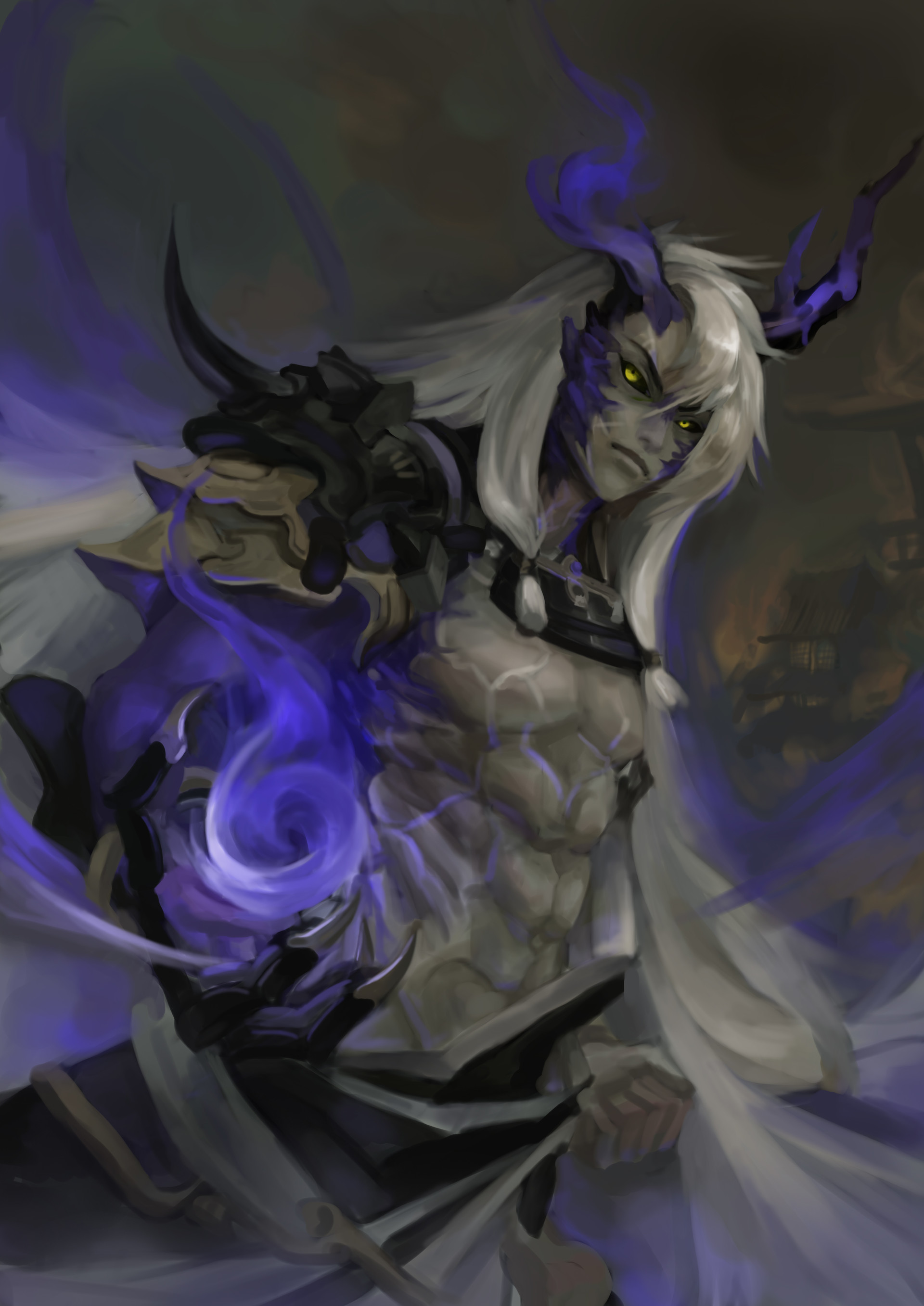 Artstation 阴阳师 茨木童子