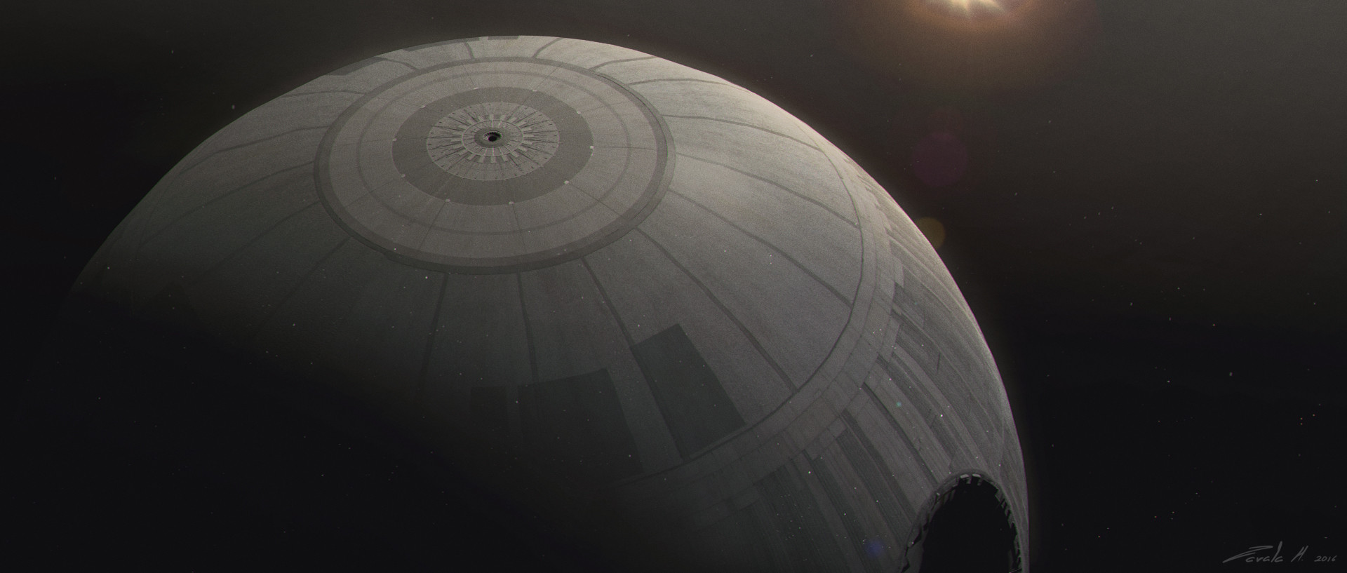 ArtStation - Death Star for Rogue One: A Star Wars Story
