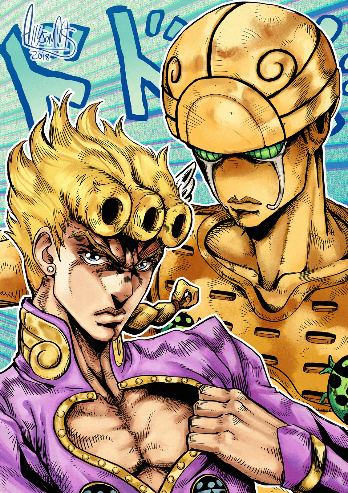 Artstation Giorno Giovanna Gold Experience Al Santos Want to discover art related to giorno_giovanna? giorno giovanna gold experience