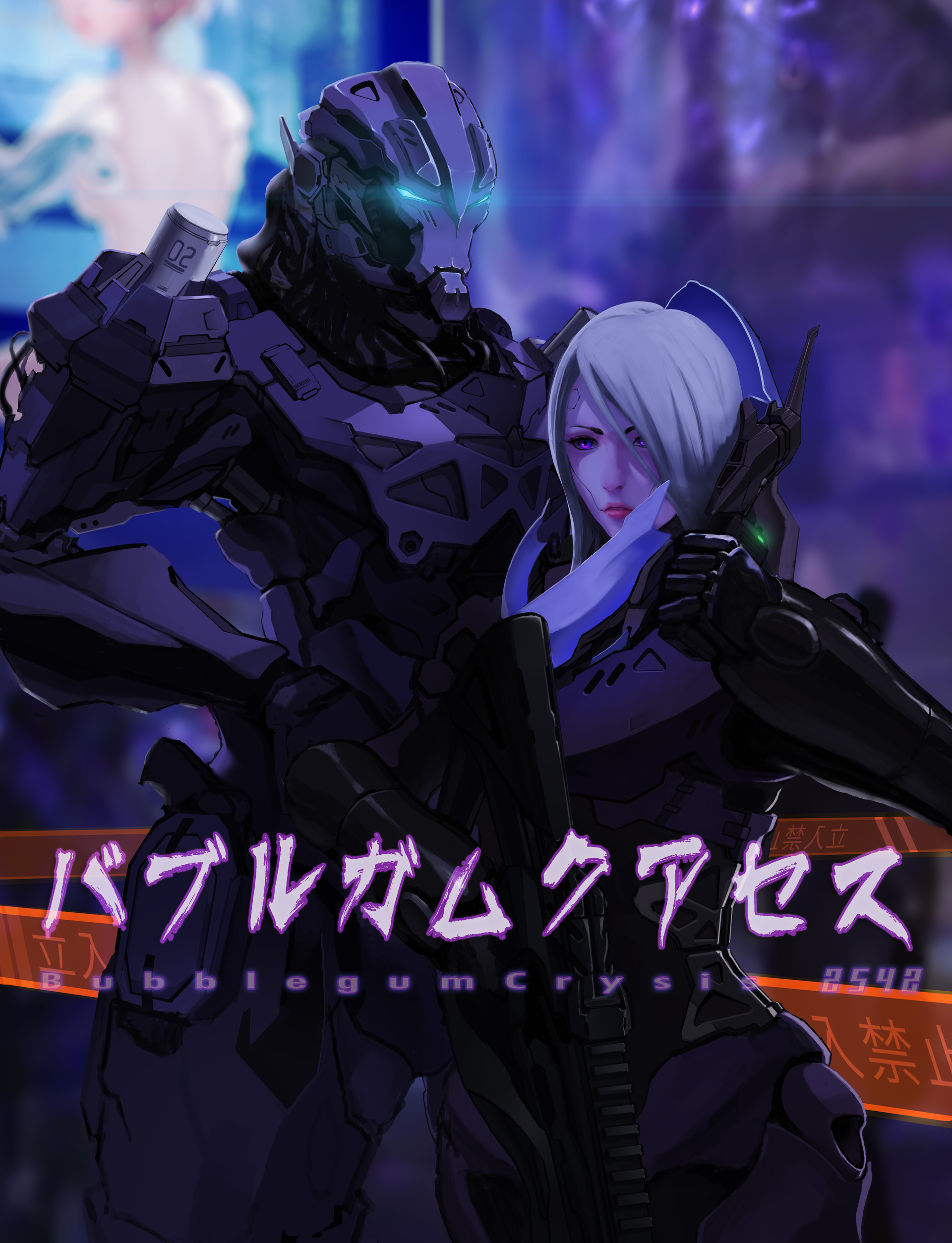 Get Wallpaper Bubblegum Crisis 2542 No 3 By Trane Won Cyberpunk For Free