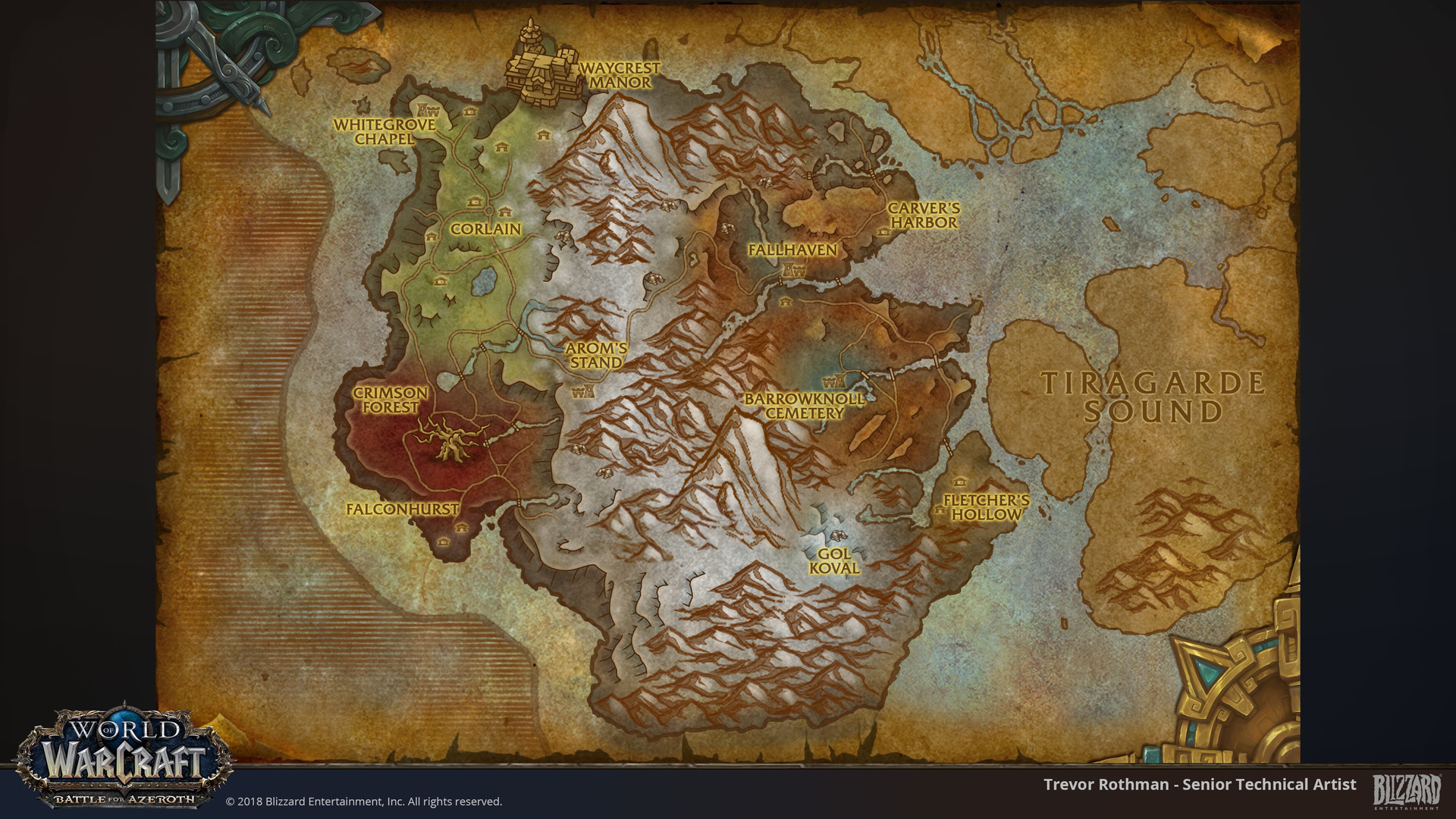 Trevor Rothman - World of Warcraft: Battle for Azeroth Maps