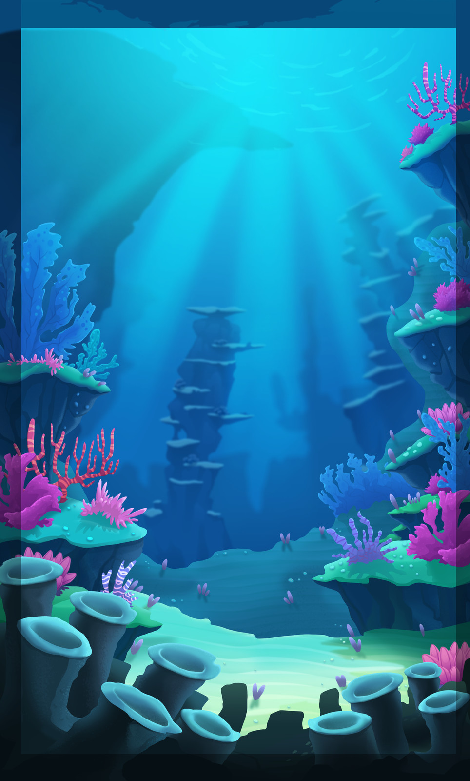 Fish-merge game background.