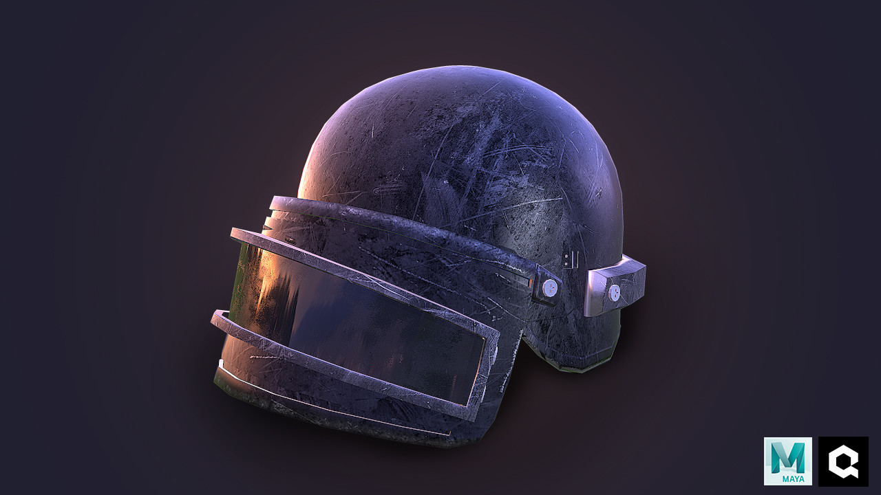 Abhijit Guha - PUBG Helmet 3d model