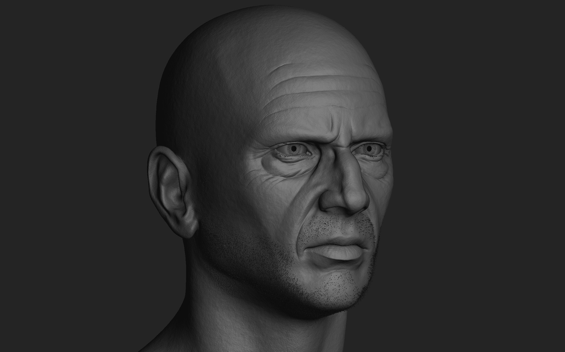 stiched face zbrush