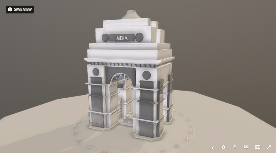 Artstation India Gate New Delhi Karan Sahu