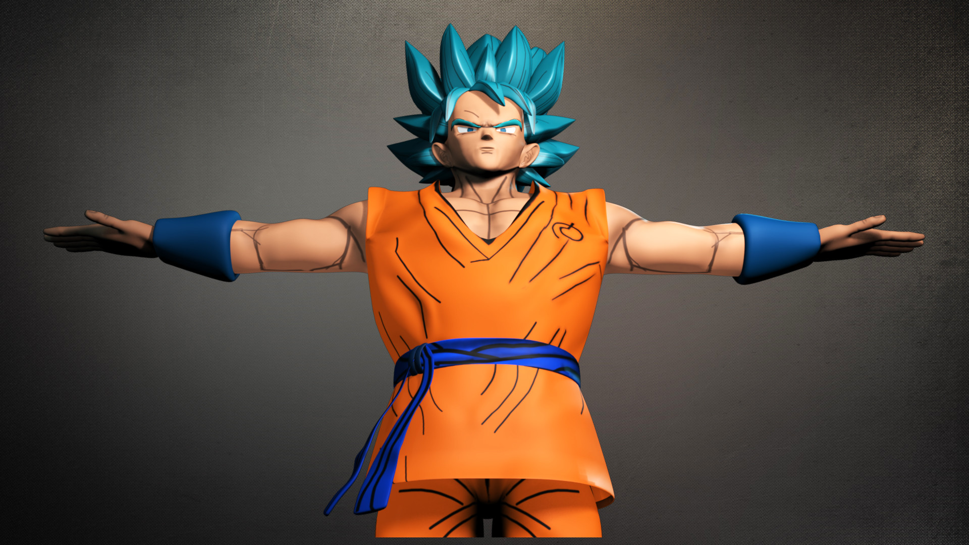 ArtStation - Goku Super Saiyajin Blue (Goku Super Saiyan Blue)