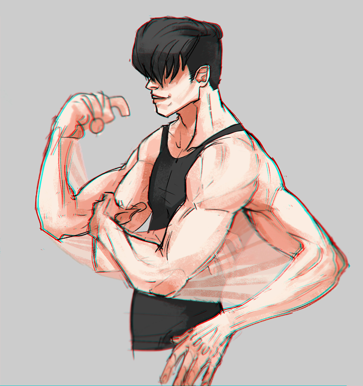 ArtStation four arms twenty finger