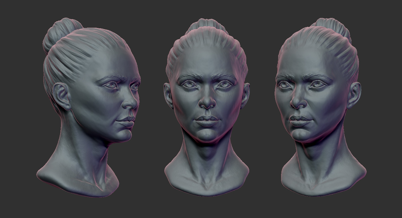 Female Head speedsculpt