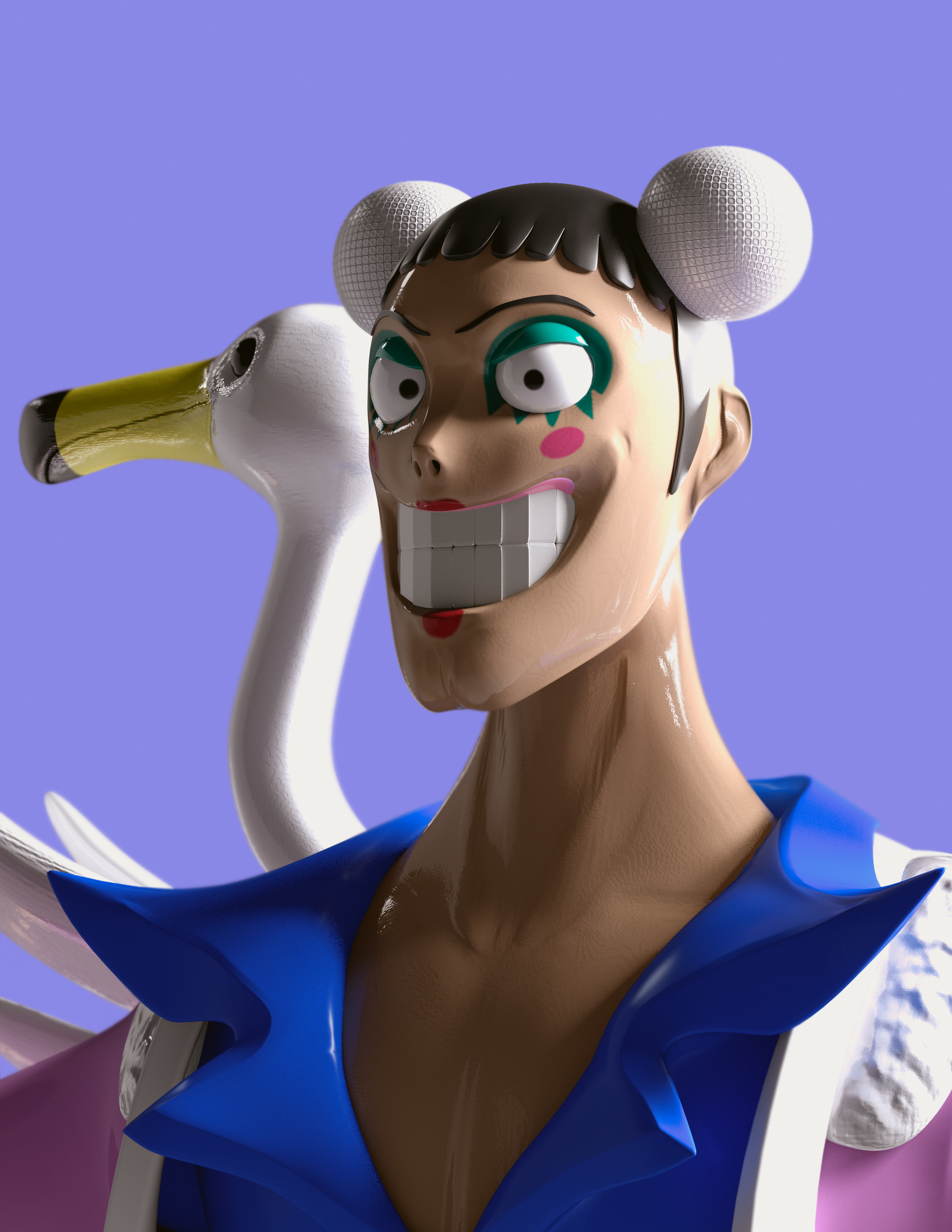 Artstation Bon Clay Fan Art Alex Cubides