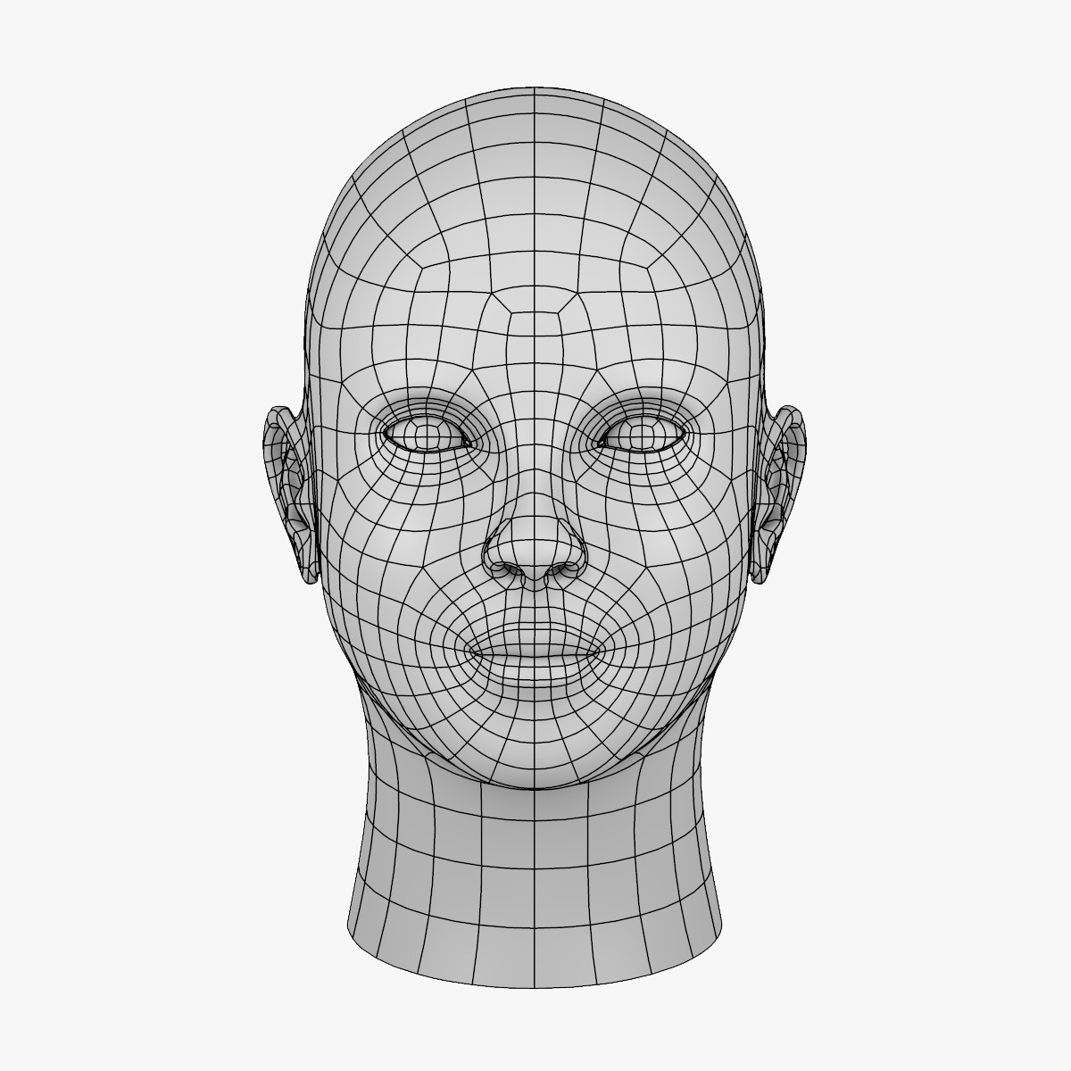 ArtStation - Female head base model