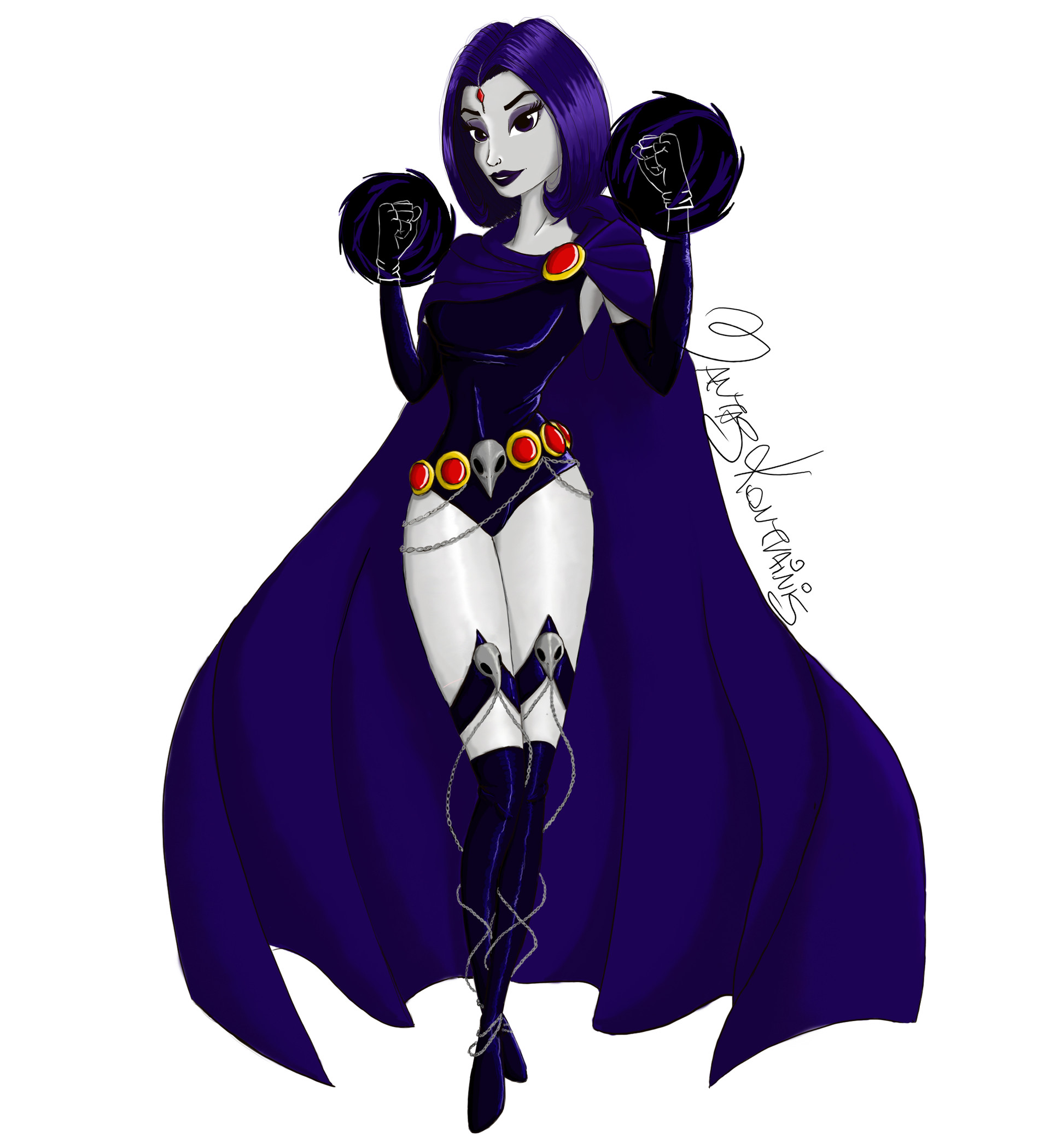ArtStation - Raven from Teen Titans