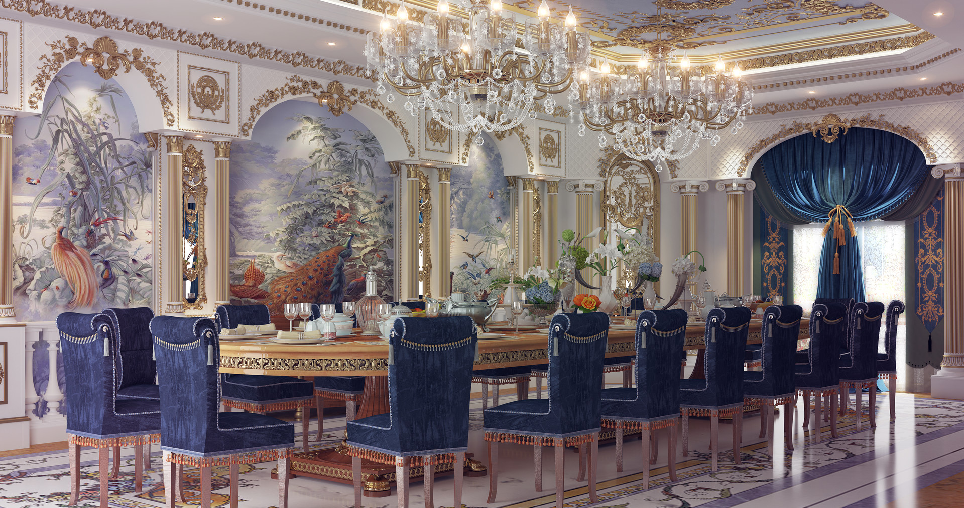 Majlis dining sales table