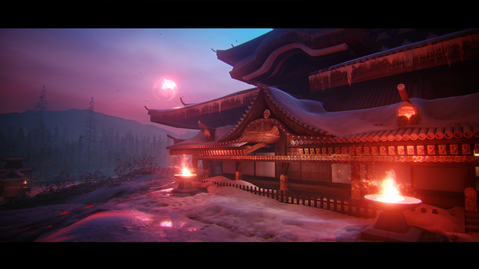 Florian Boue Feudal Japan Artstation Challenge Blood