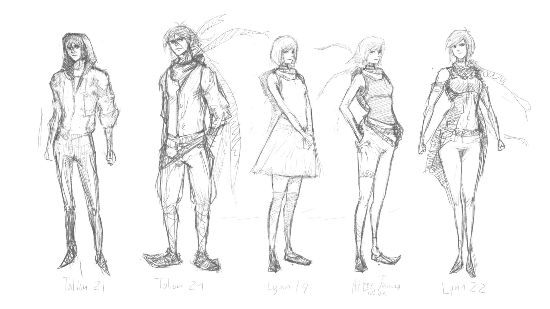 Artstation Game Character Sketches Don Nguyen