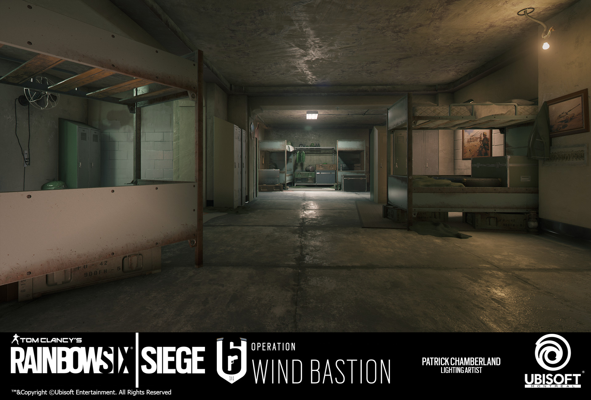 Artstation Rainbow Six Siege Operation Wind Bastion Lighting Patrick Chamberland