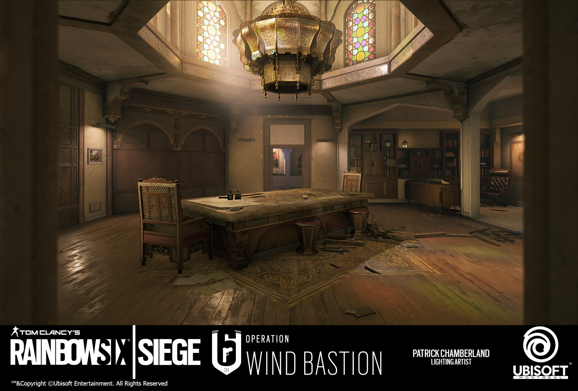 Artstation Rainbow Six Siege Operation Wind Bastion Lighting Patrick Chamberland