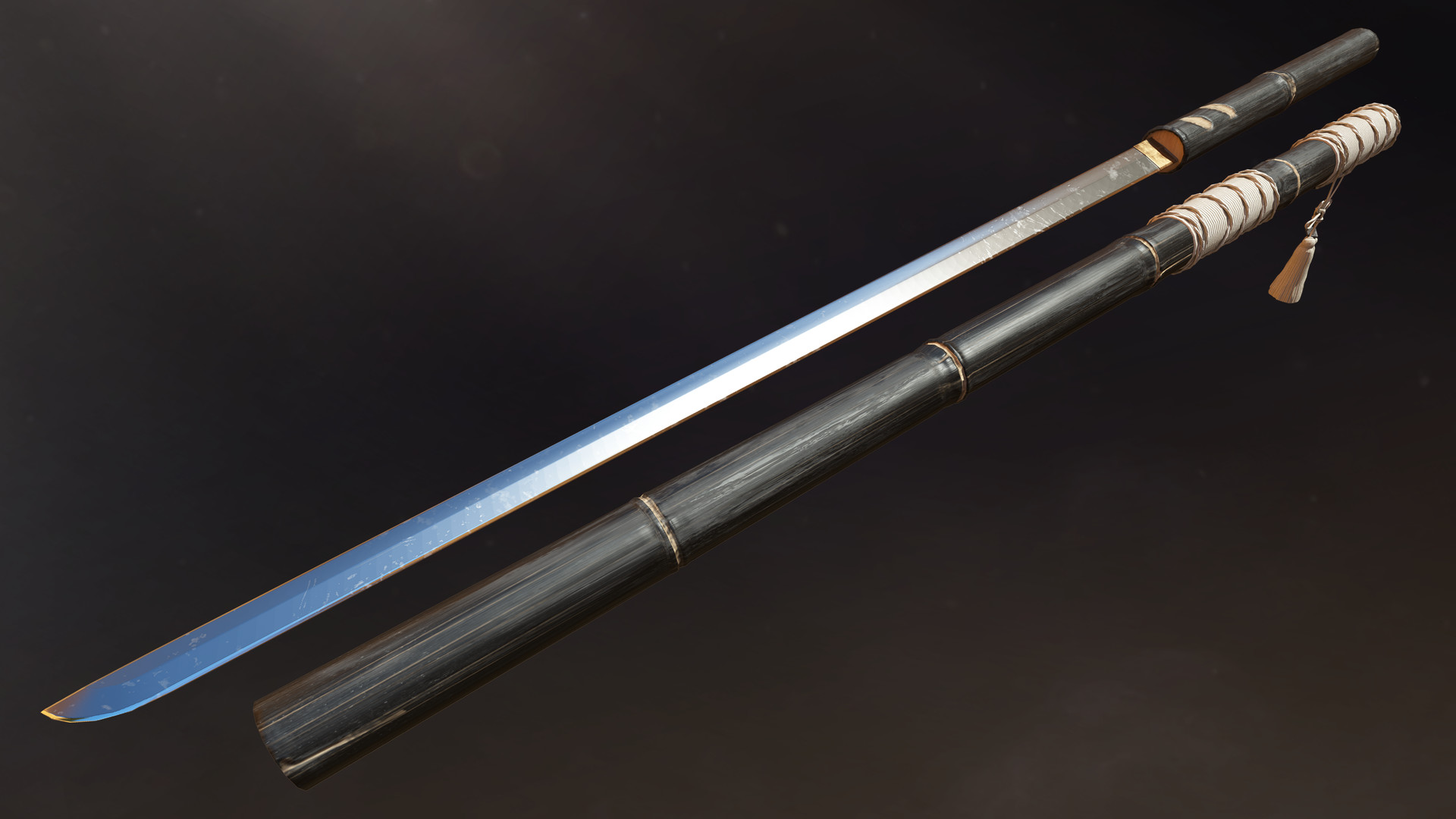ArtStation - Bamboo Zatoichi Cane Sword