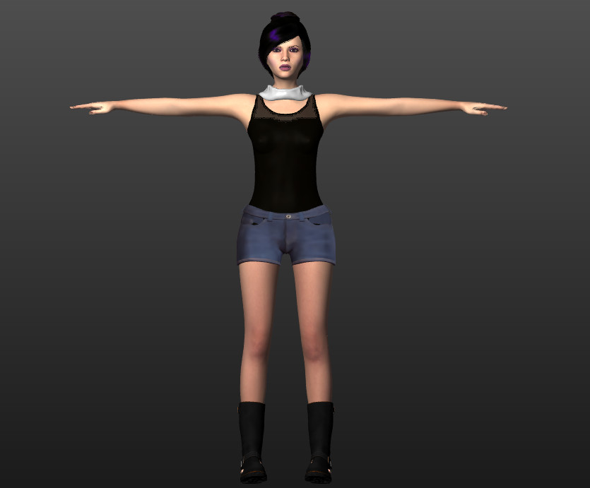 Artstation Human Character Rig Michelle Bohorquez