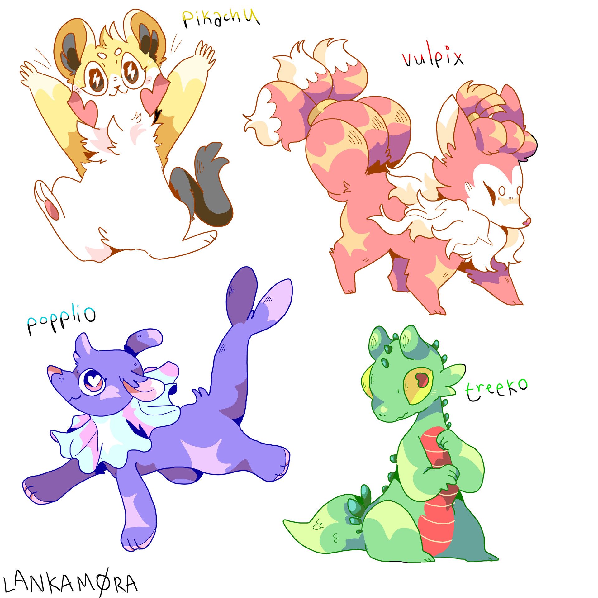 Artstation Pokemon Redesigns Terry Nguyen