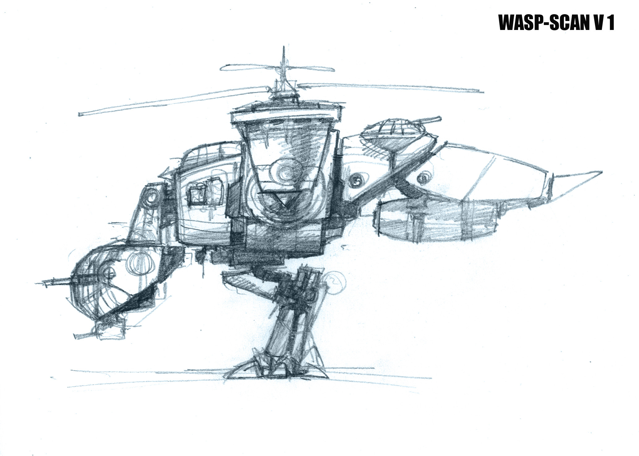 Wasp Scan Battle Ship concept 2