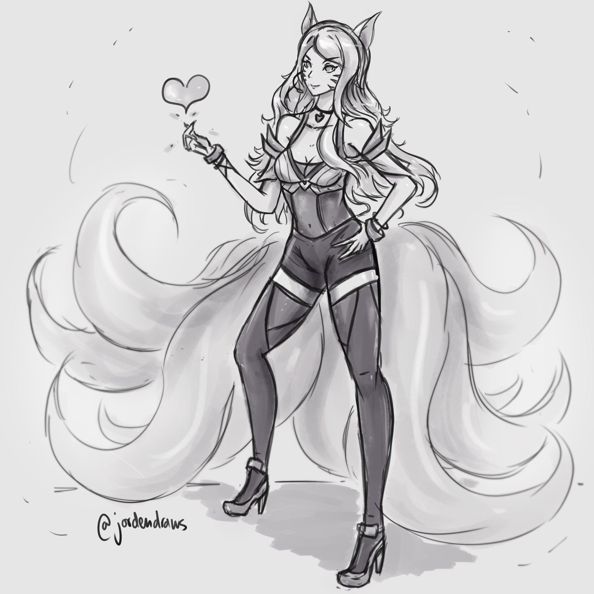 Artstation Kda Ahri Jorden Prussing Occasionally, we debut future champions a bit ahead of time because we're super excited about them and we just can't contain ourselves! artstation kda ahri jorden prussing