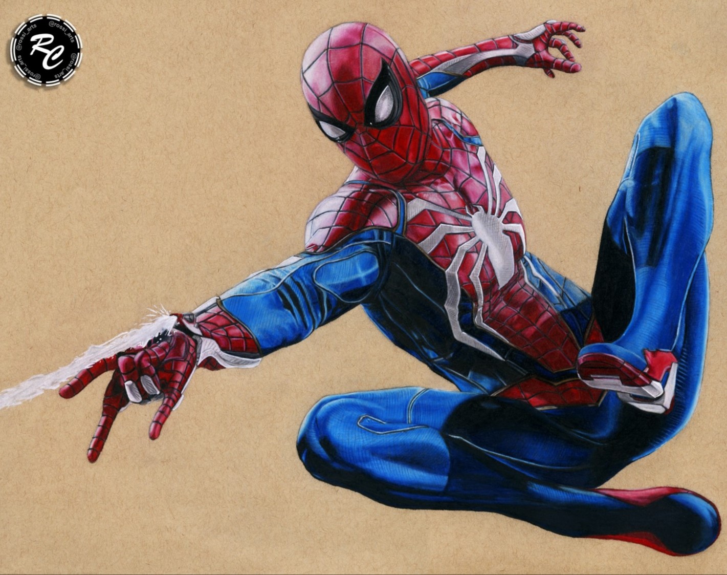 Rosario Carmina - Spider-Man PS4 Drawing