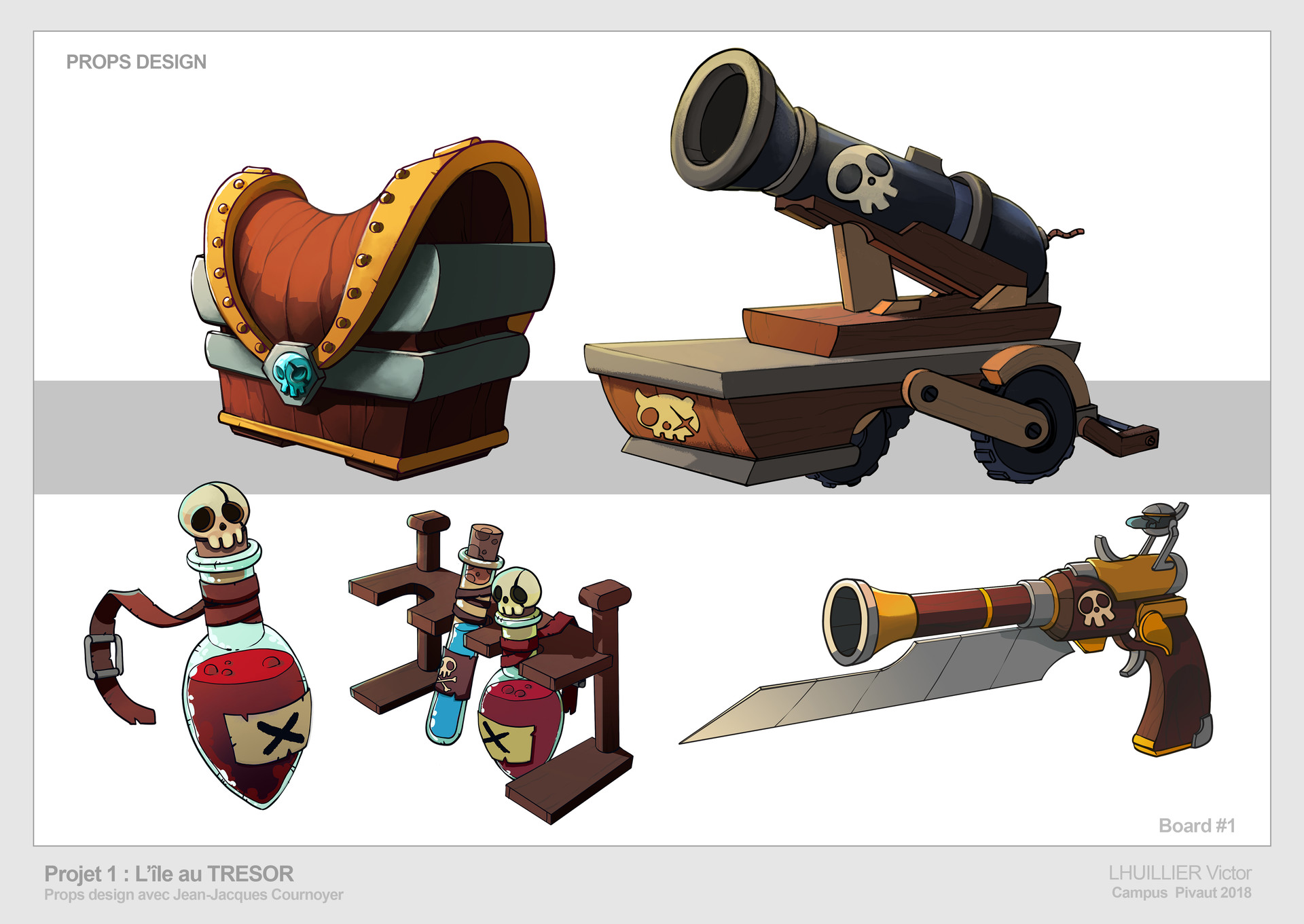 Victor Lhuillier (DookieMegaman) - Pirate props design