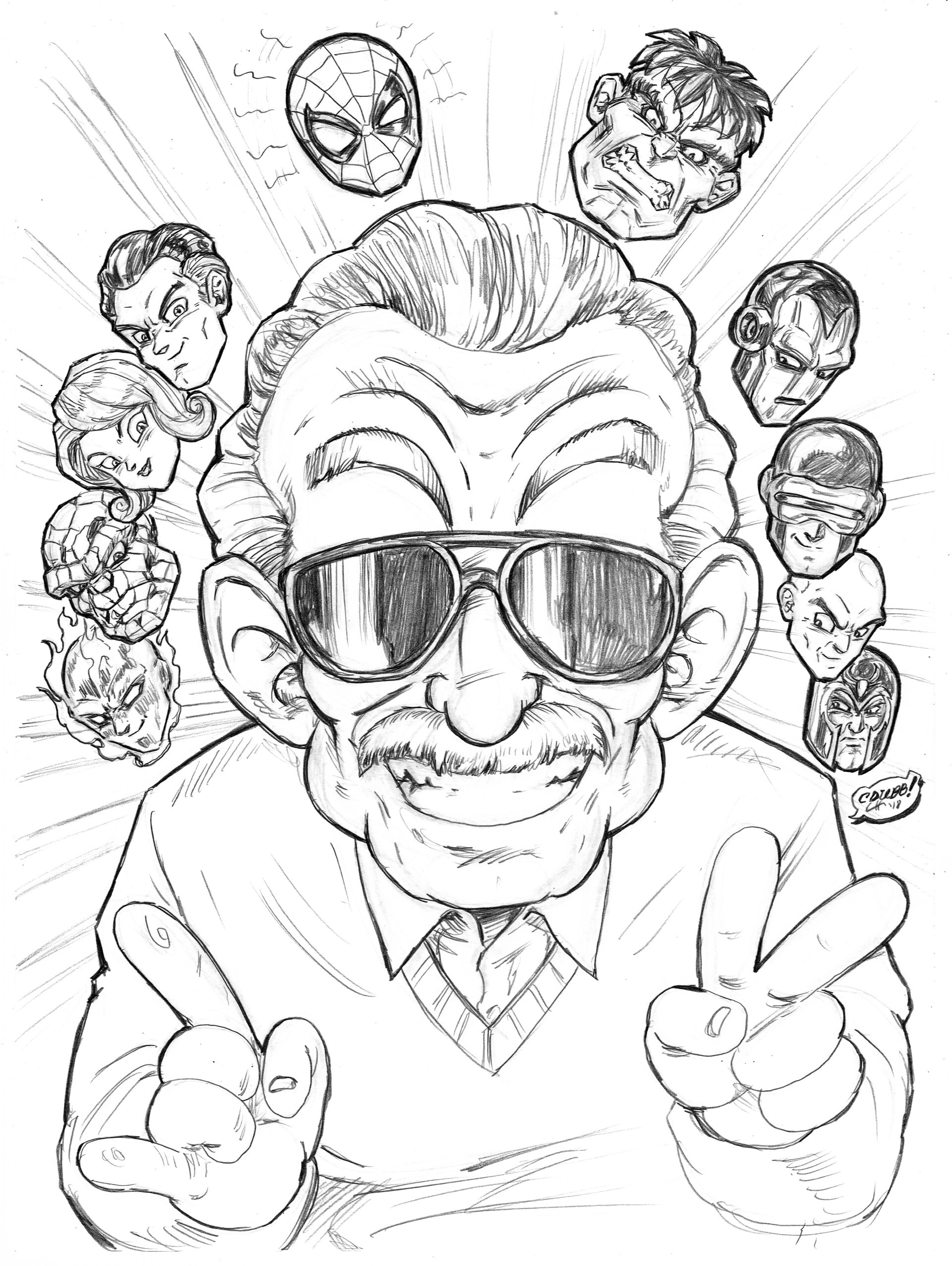 Artstation Rip Stan Lee Cat Luniscia