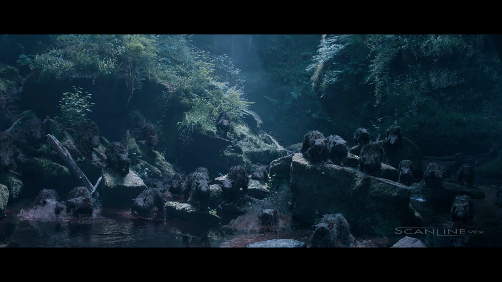 Compositing and integration work  for King Arthur - Legend of the Sword, 2017 - Work done at Scanline VFX with a team of 3D artists.  Software used: Nuke.
Full CG Characters, CG Water and Plate Integration