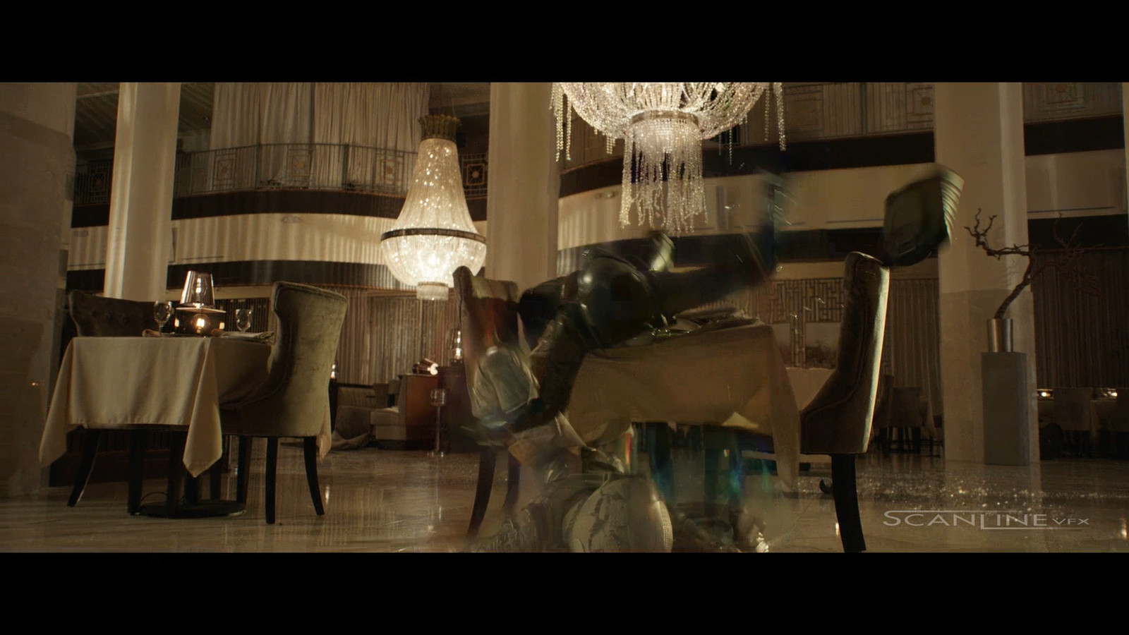 Compositing and integration work I have done in 2018 at Scanline VFX, as a Lead Compositor. Featuring: Ant-man and The Wasp.

Full CG Ghost and Wasp Body Parts + CG Chandelier + Plate Integration and enhancements.