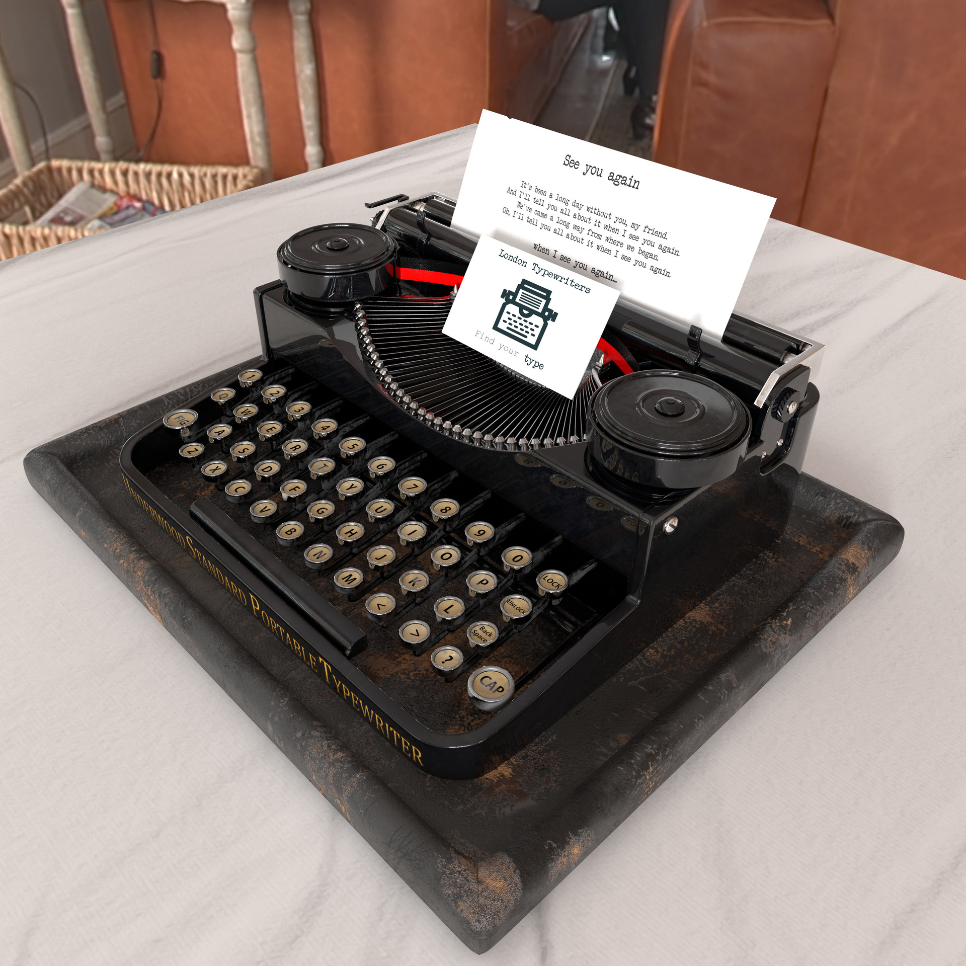 ArtStation Retro_Typewriter_Test