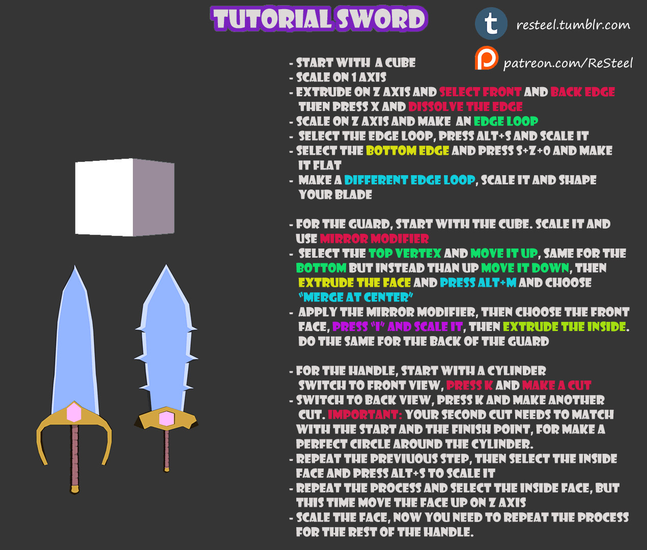ArtStation - Simple Sword Tutorial