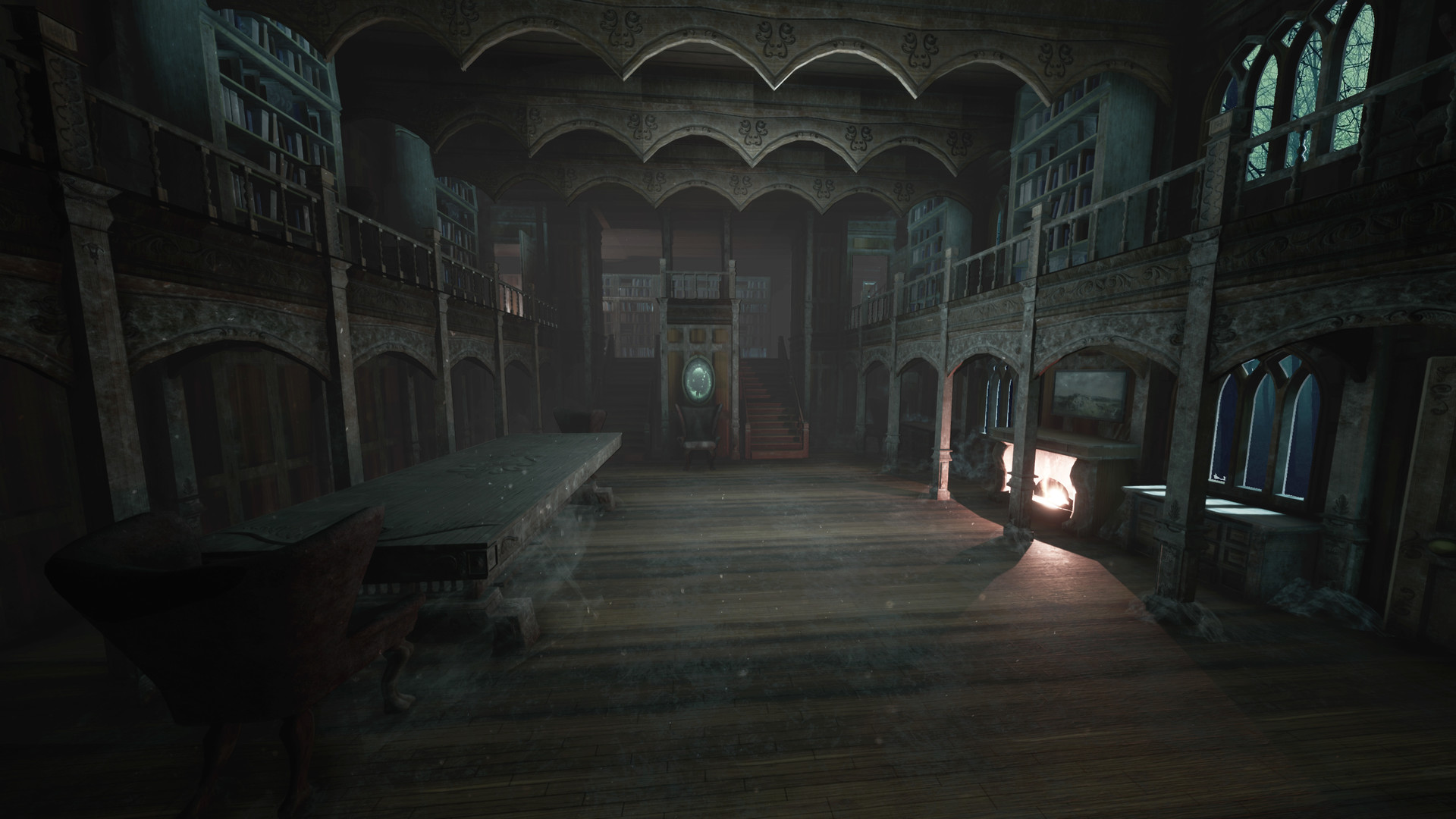 ArtStation - Old gothic library Modularity