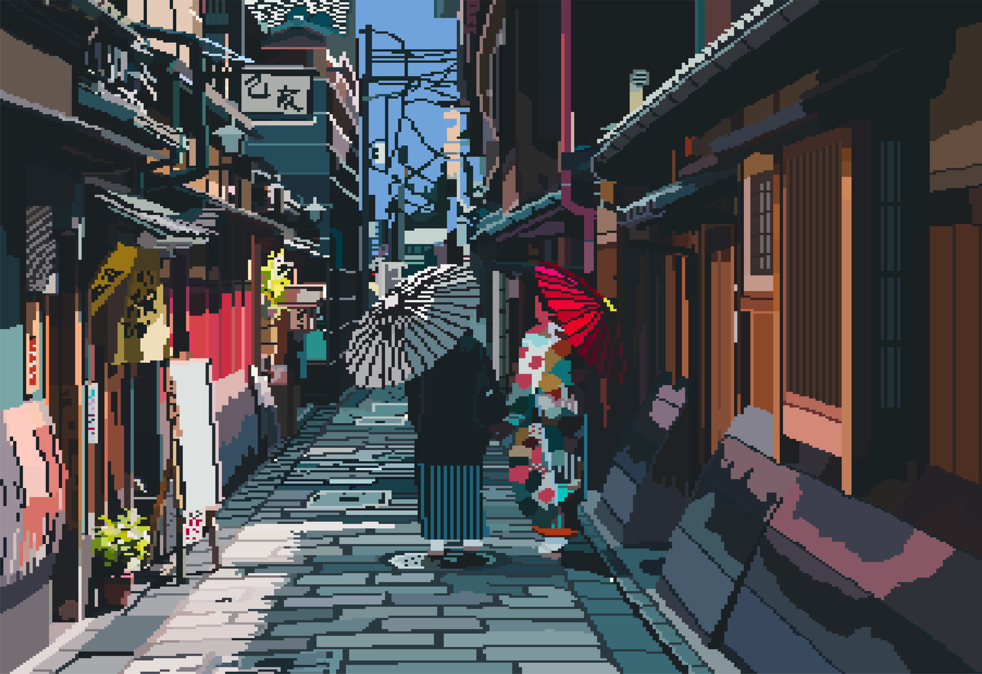Featured image of post Vaporwave Japanese Pixel Art 4 hrs the design is my own but is inspired by images of vaporwave i ve seen