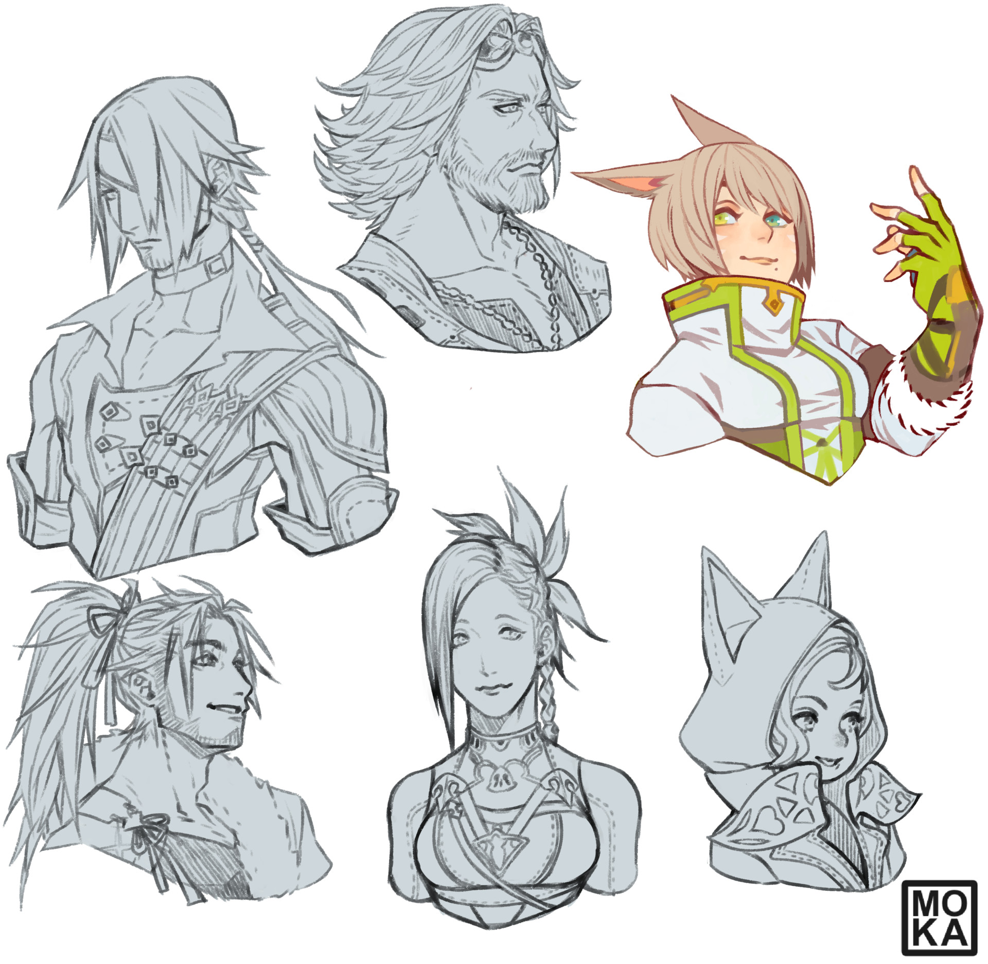 Artstation Ffxiv Doodles Mo Jones