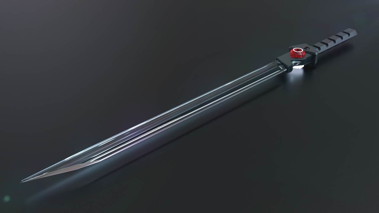 ArtStation - Sci Fi Blade (glass