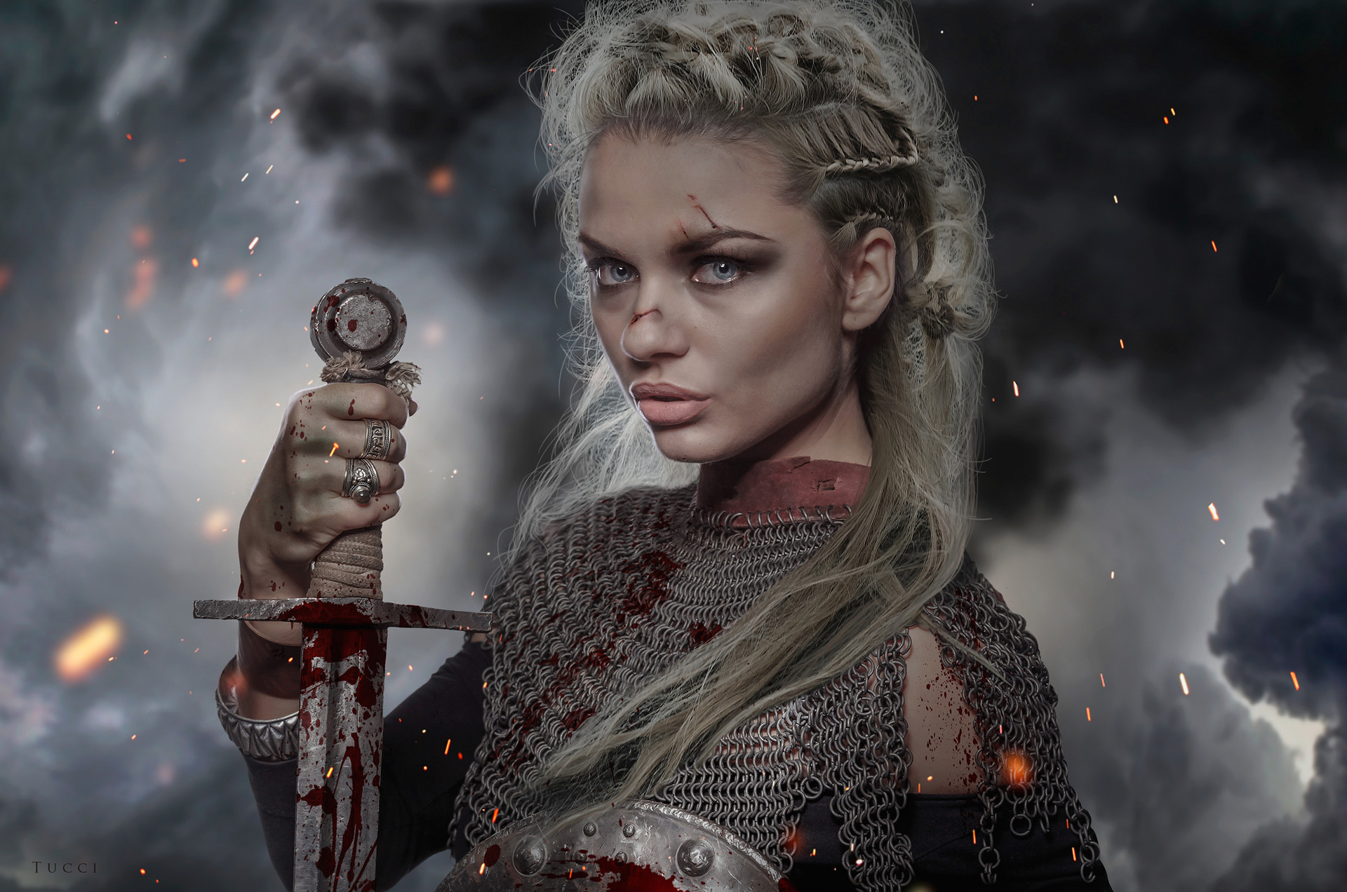 Artstation Medieval Queen Digital Art Florencia Tucci