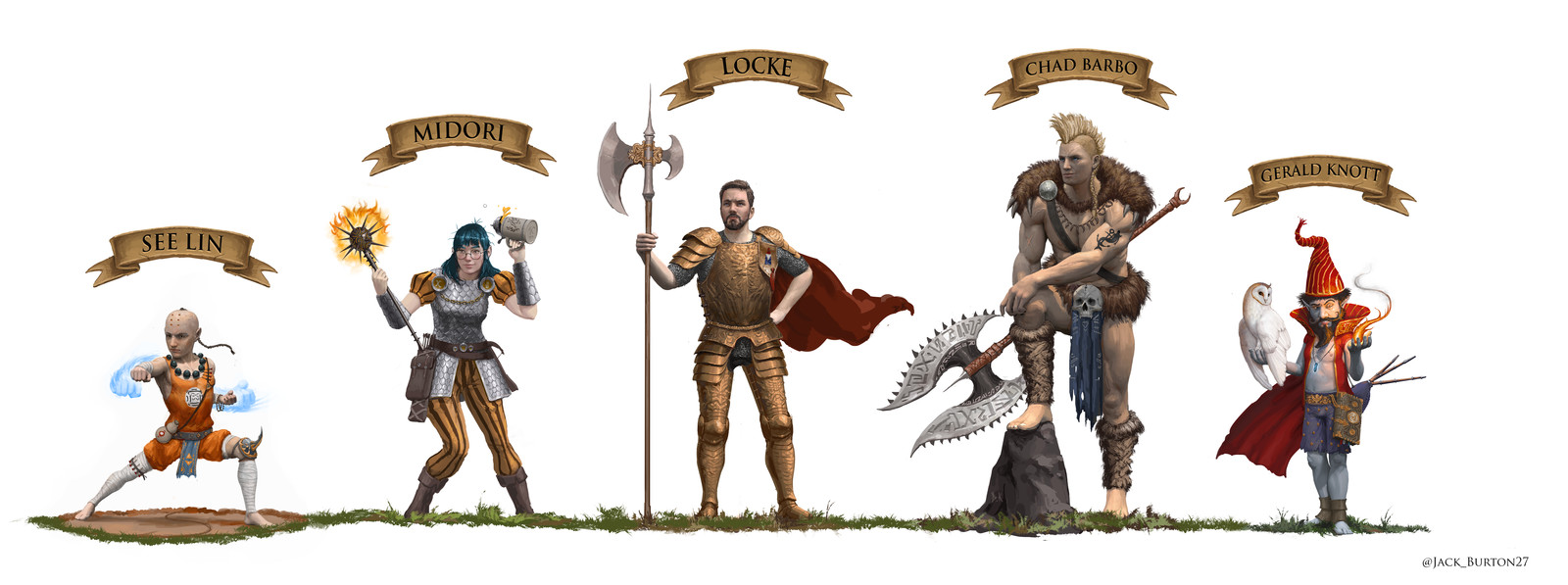 Artstation Dnd Characters Daniel K