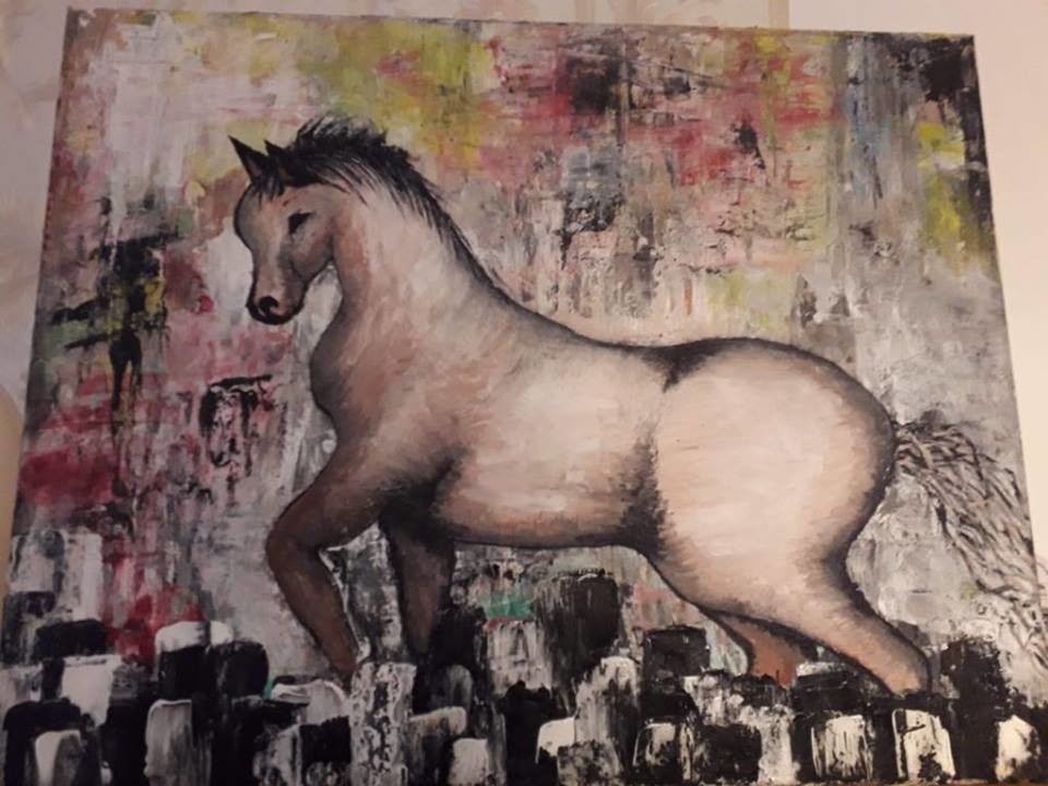 Artstation Acrylic On Canvas Baditescu George