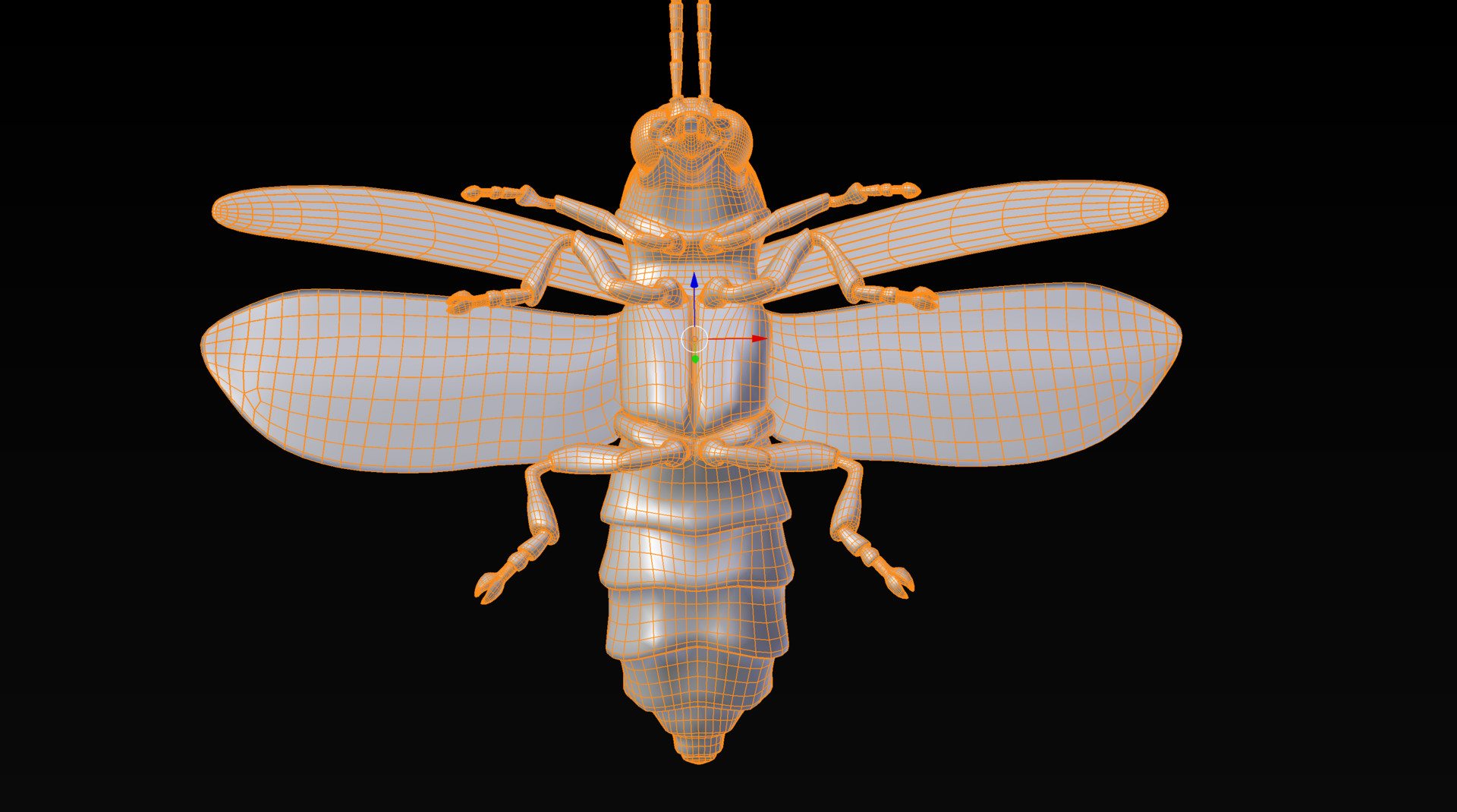 blender 3d animation fireflys