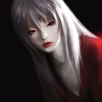 Deborah ouelle red in black