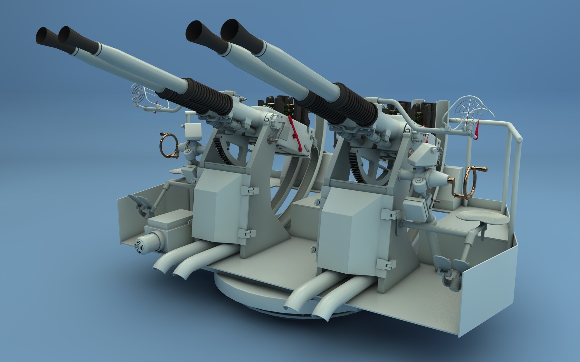 Bofors 40mm Anti-aircraft Gun.