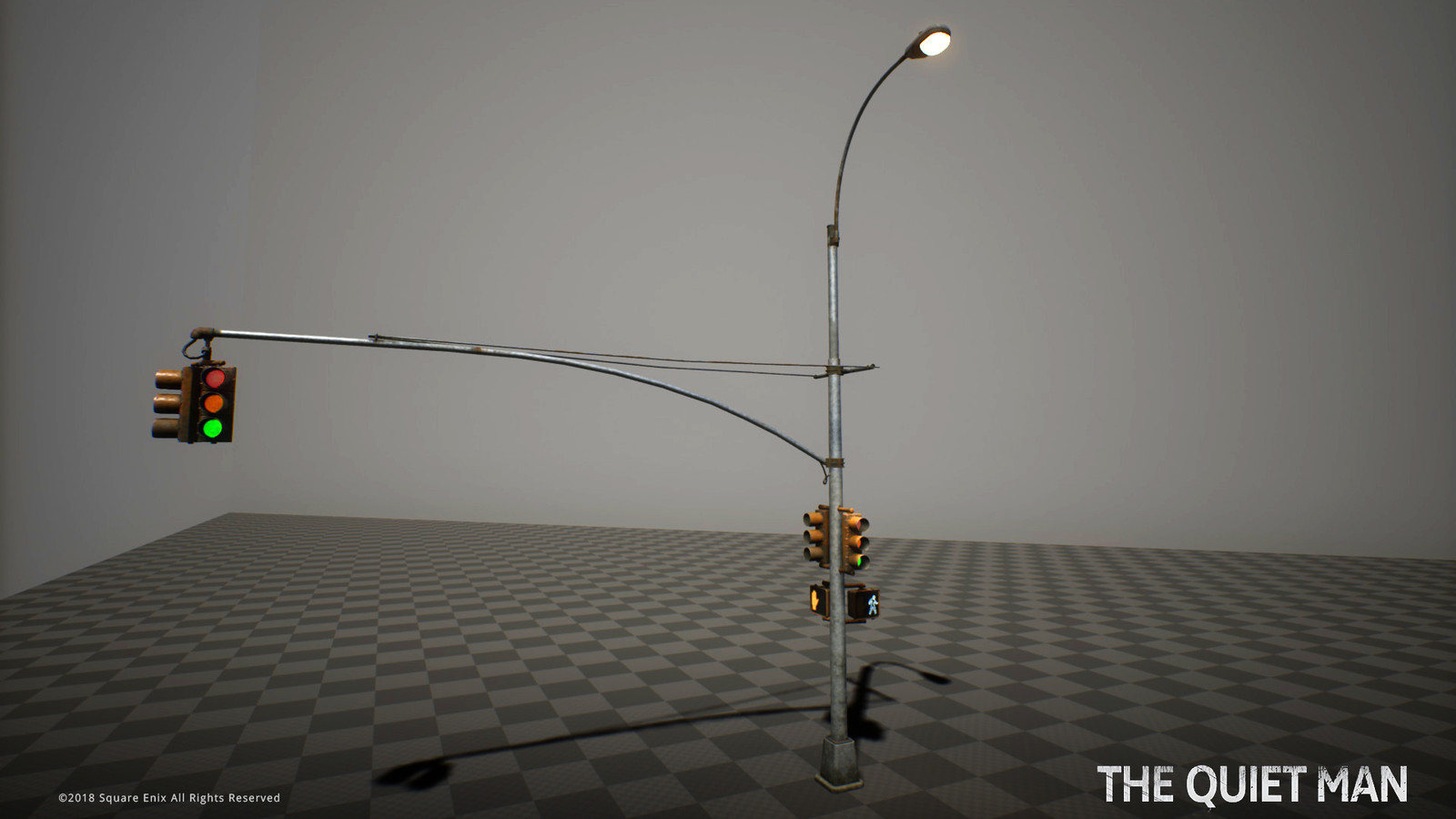 Modular street light kit. Contain many modular pieces and allows level design to build all types of street light styles, shapes, and sizes. 
Utilizes in engine material layering system. 
