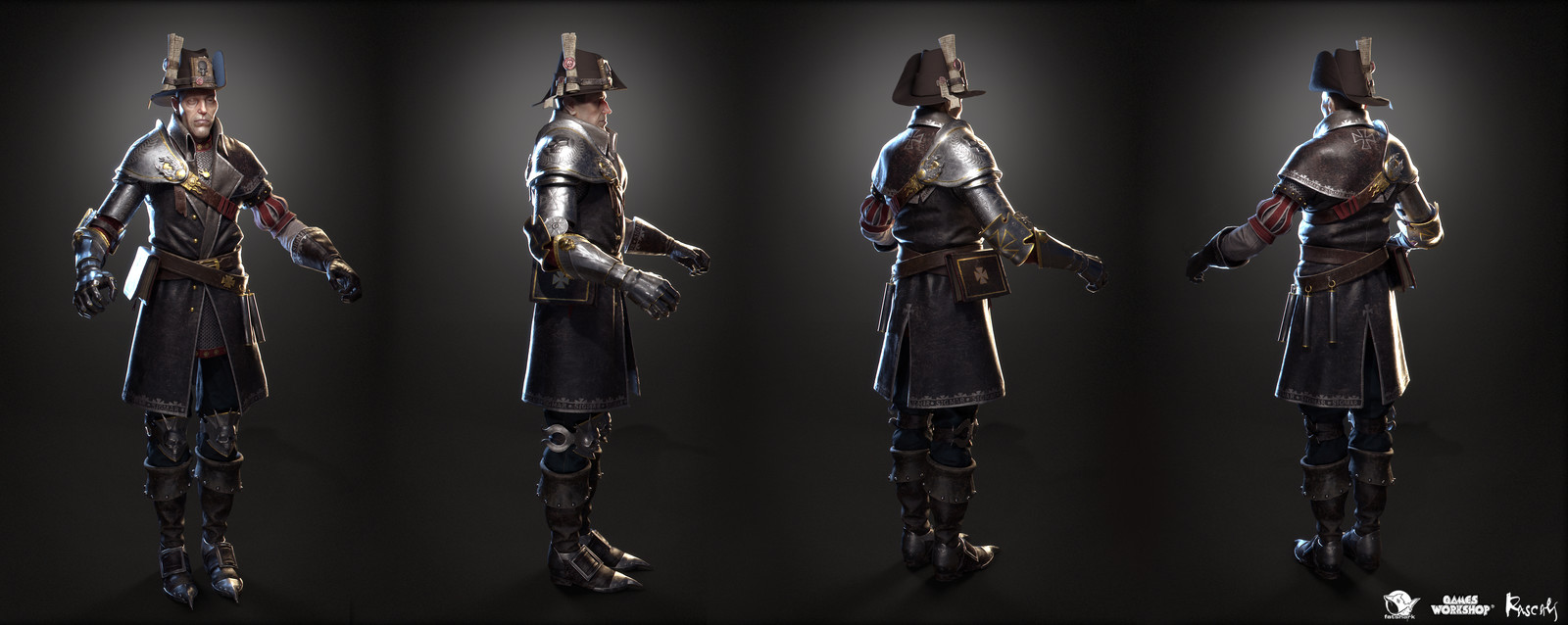 Saltzpyre is one of the ever-bickering ensamble of ragtag heroes that fight against the hordes of the rat-like Skaven and their sinister allies from the Chaos faction.