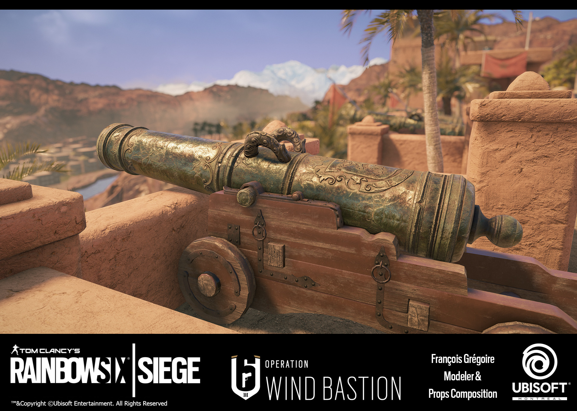 François Grégoire - R6 Operation Wind Bastion : Art on map